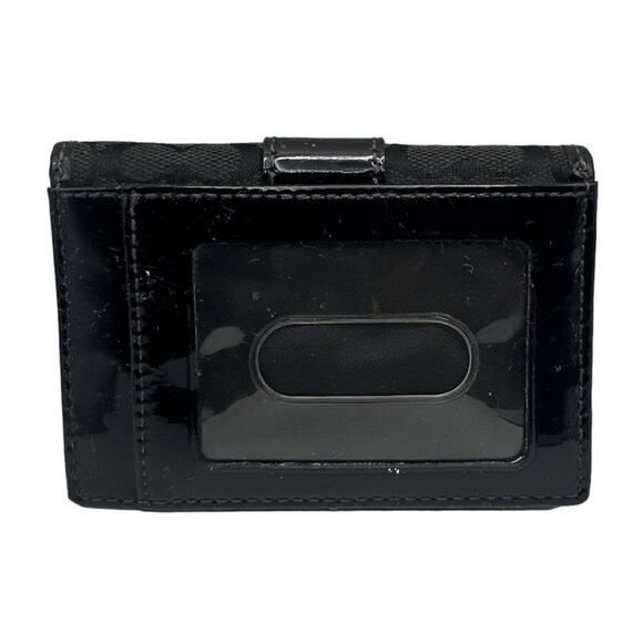 COACH y2k Signature Black Card Case Wallet - Picture 2 of 7